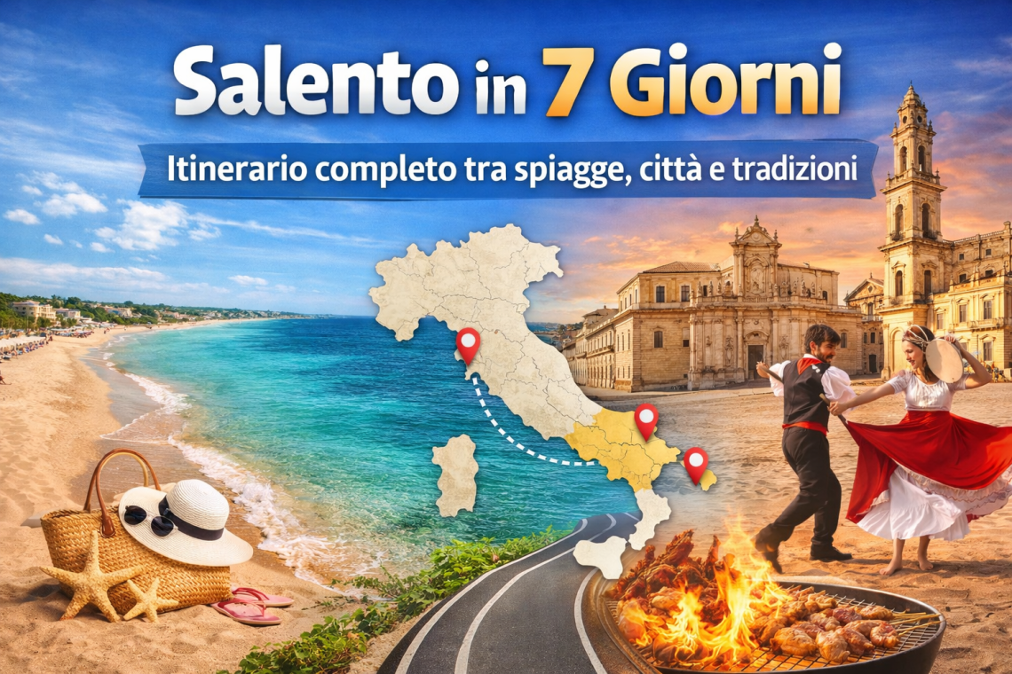 Salento in 7 giorni itinerario completo tra spiagge, città e tradizioni